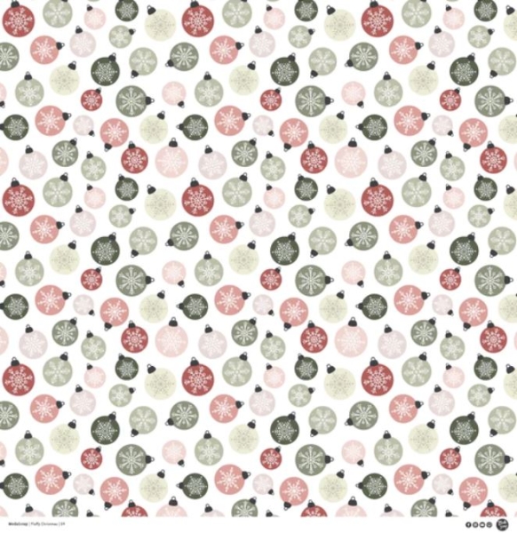 Modascrap Paper Pack 12x12 - Fluffy Xmas